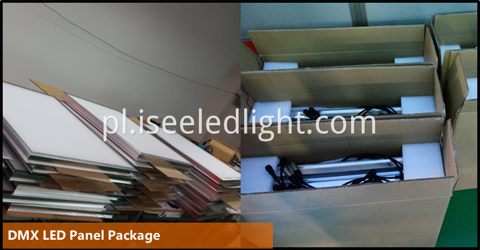 opakowanie diody LED panelu dmx package of the dmx led panel light
